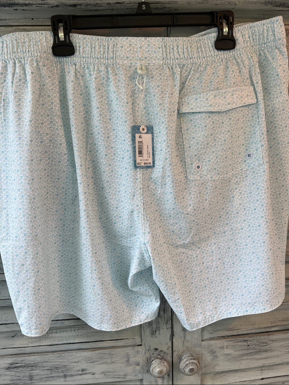 NWT Mens Johnnie-O, Anemone Swim Trunks- Suit Size XX Large - Picture 6 of 10
